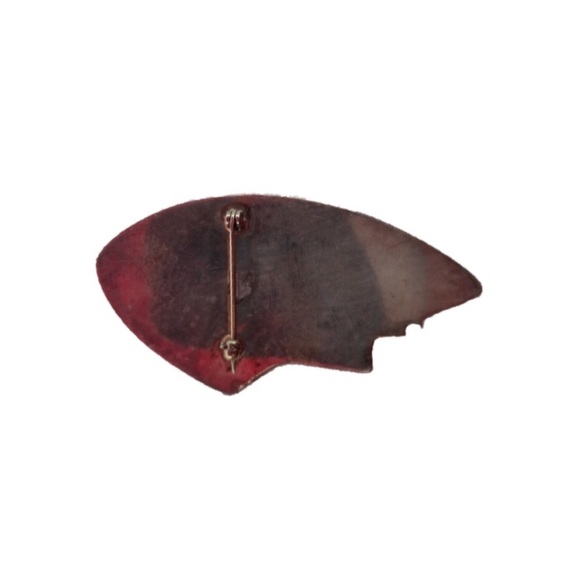 Vintage Sterling silver abstract art face brooch - Picture 2 of 3